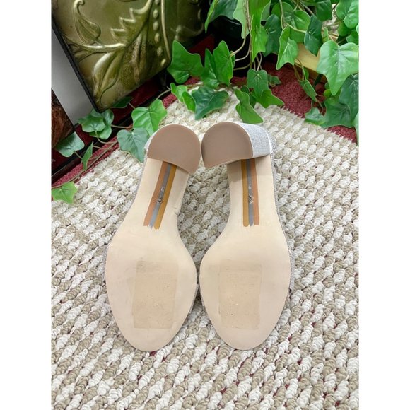 Sam Edelman Yaro Ankle Strap Sandal in Light Gold Size 9 - Picture 10 of 11